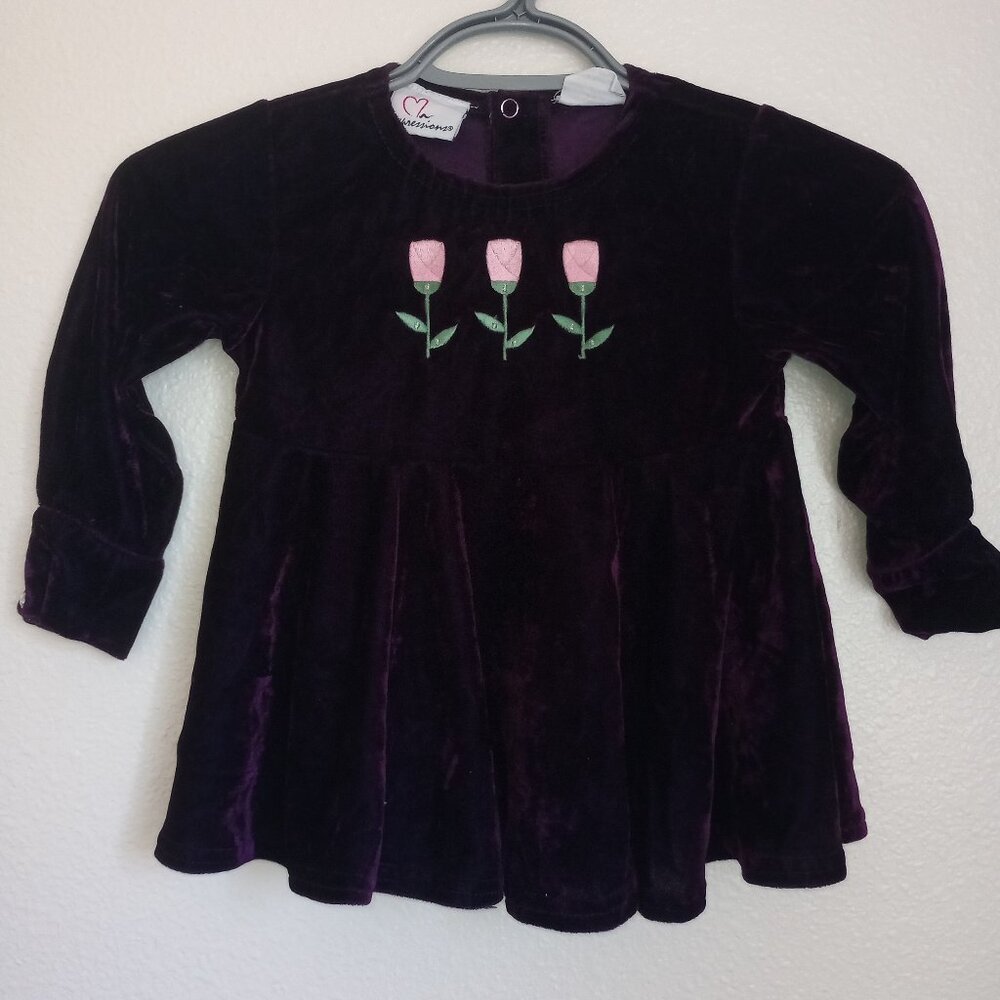 Impressions Toddler Velvet Long Sleeve